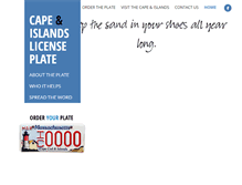 Tablet Screenshot of capeandislandsplate.com